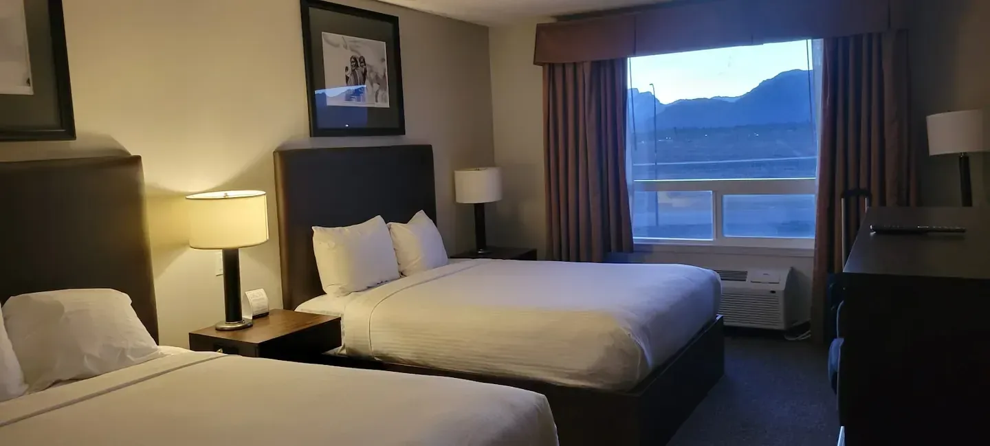 The mountain country around Stoney Nakoda Resort & Casino, Kananaskis